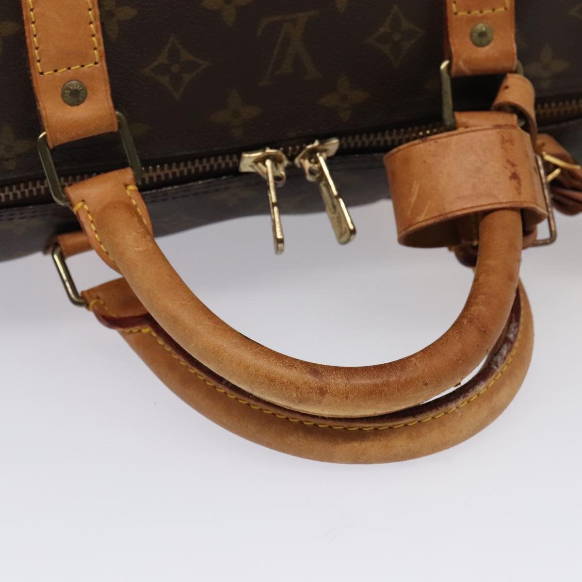 Louis Vuitton Keepall 60 Brown Canvas Travel Bag