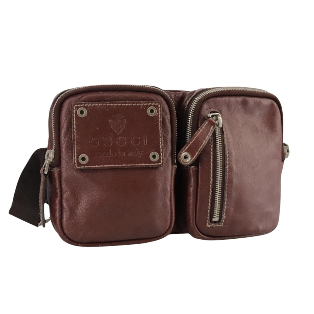 Gucci Belt Bag Brown Leather Shoulder Bag