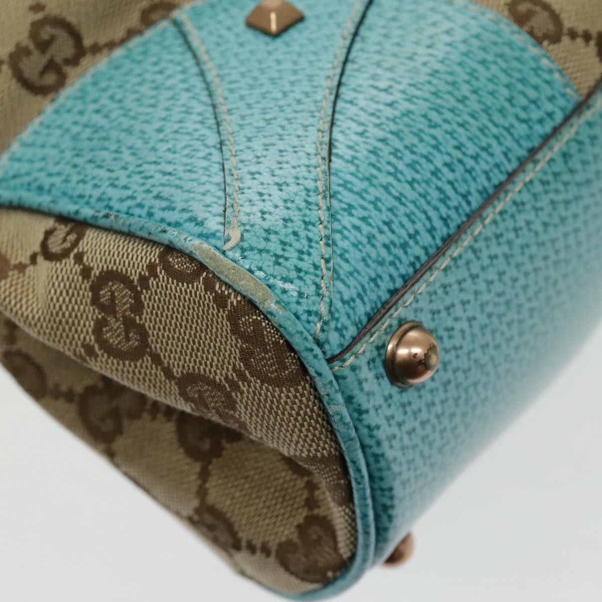 Gucci Jackie Beige Canvas Handbag
