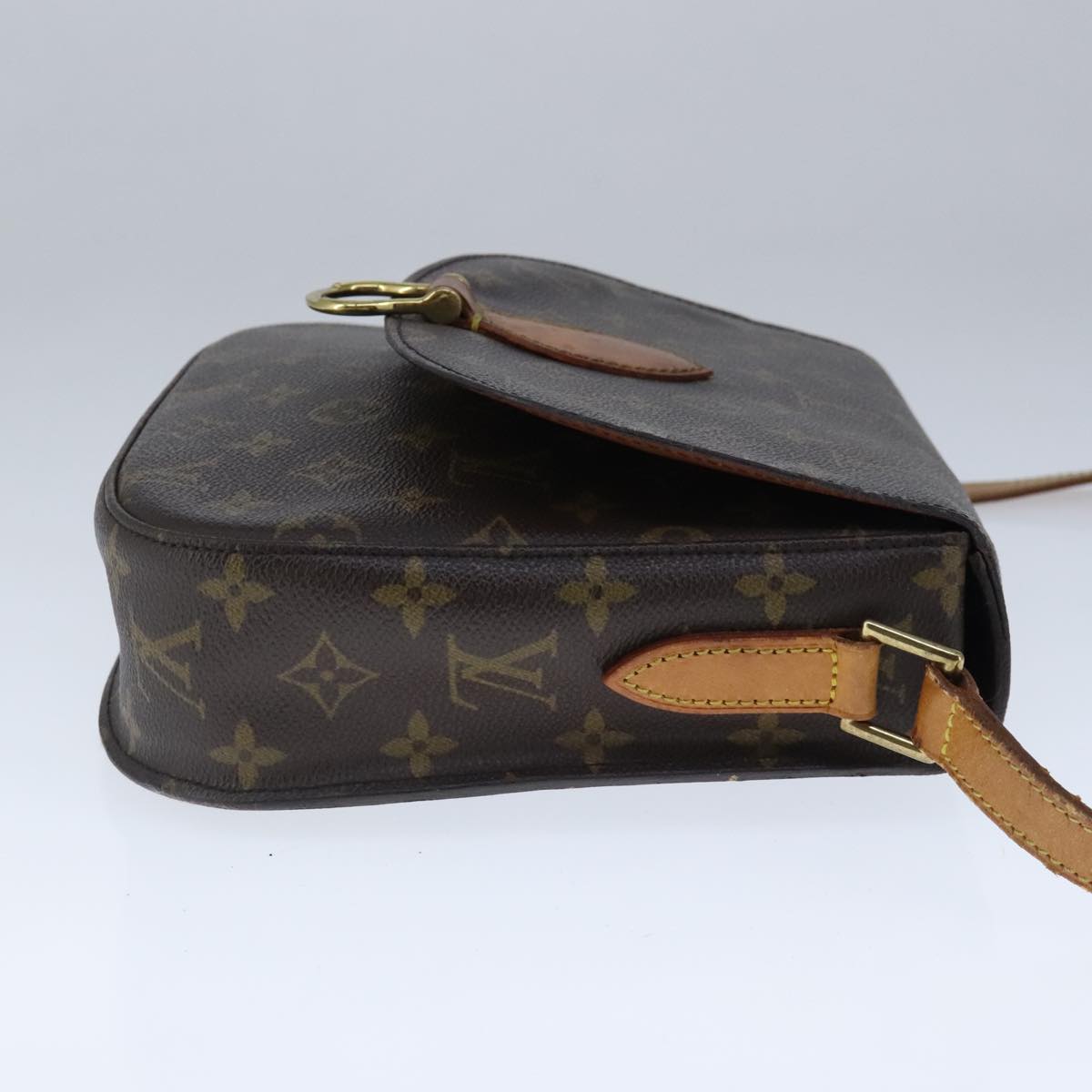 Louis Vuitton Saint Cloud Brown Canvas Shoulder Bag