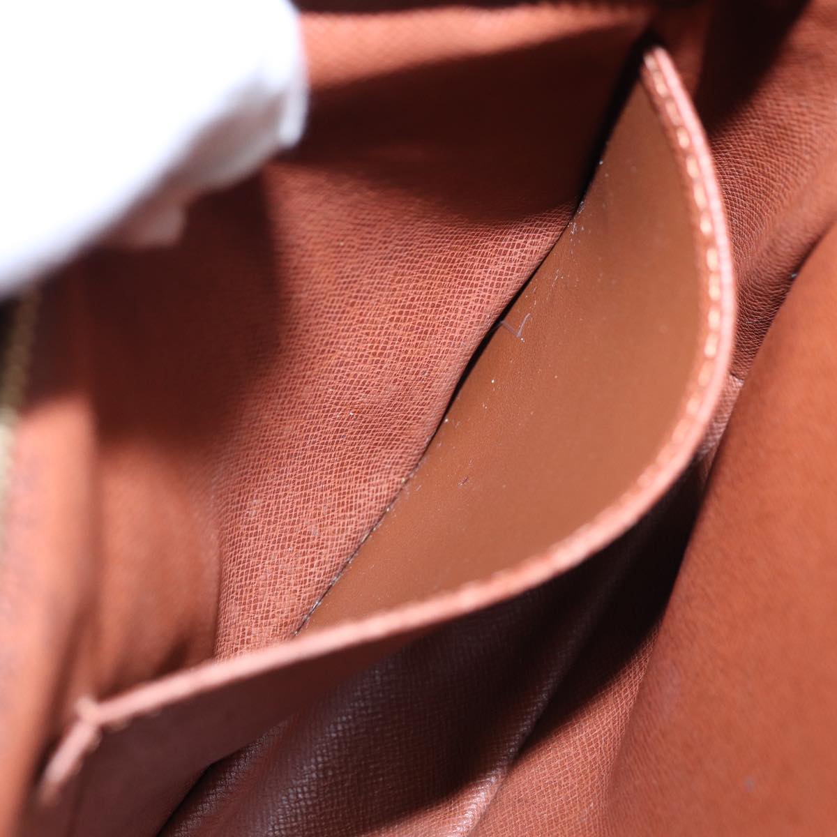 Louis Vuitton Compiegne 28 Brown Canvas Clutch Bag