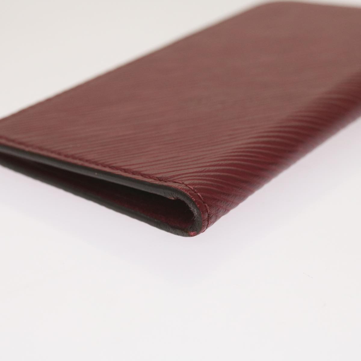 Louis Vuitton Iphone Case Burgundy Leather Phone Jewelry