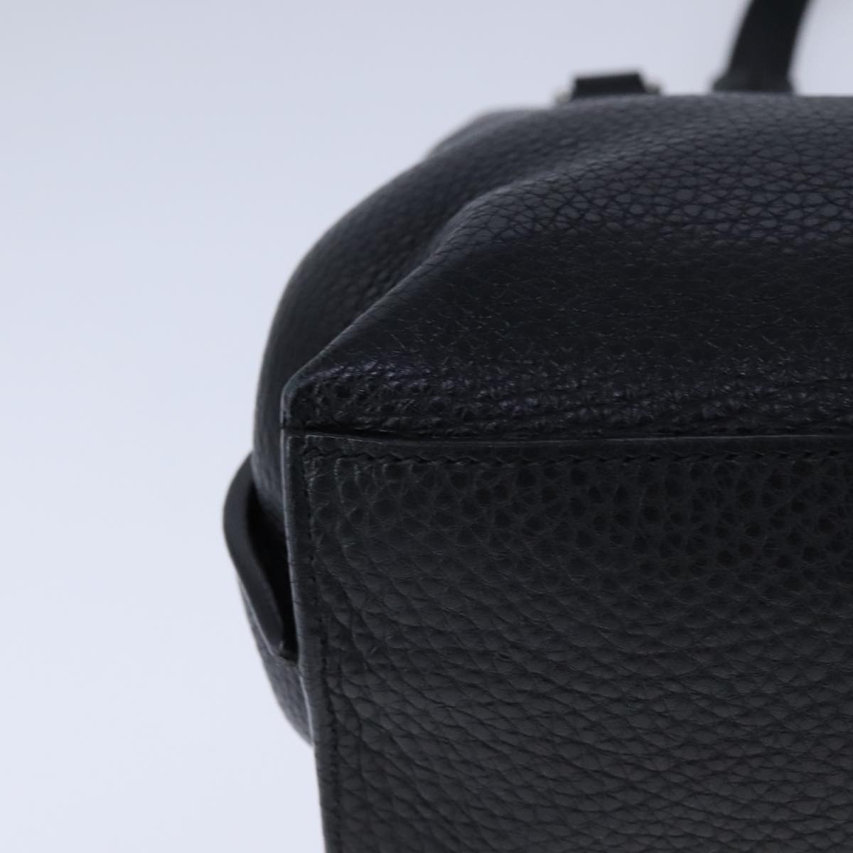 Gucci Bamboo Black Leather Handbag
