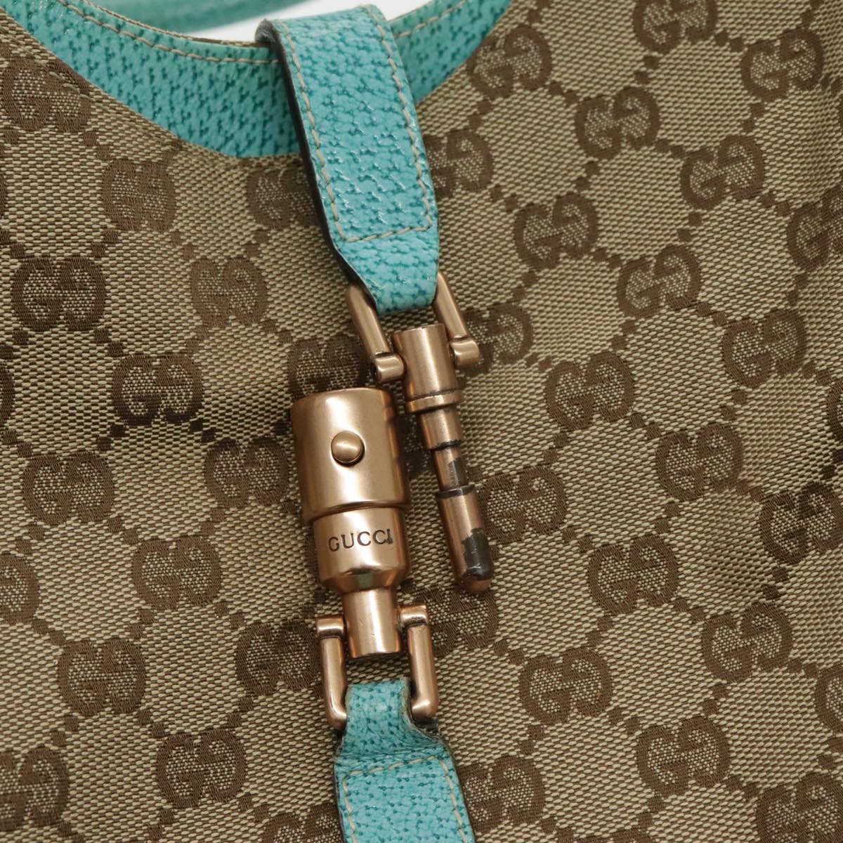 Gucci Jackie Beige Canvas Handbag