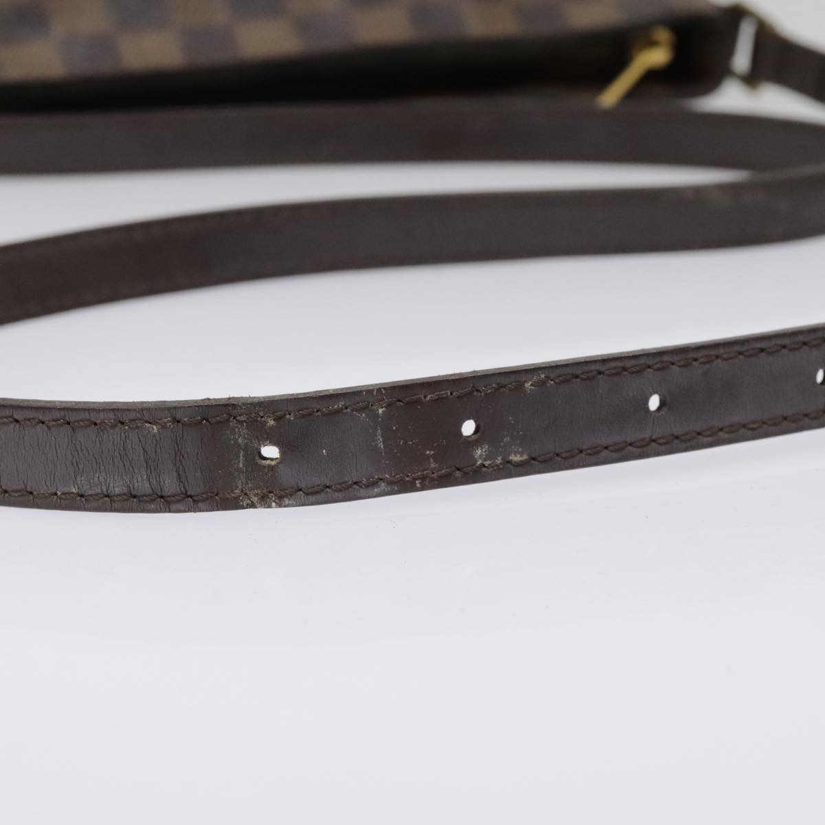 Louis Vuitton Trotteur Brown Canvas Shoulder Bag