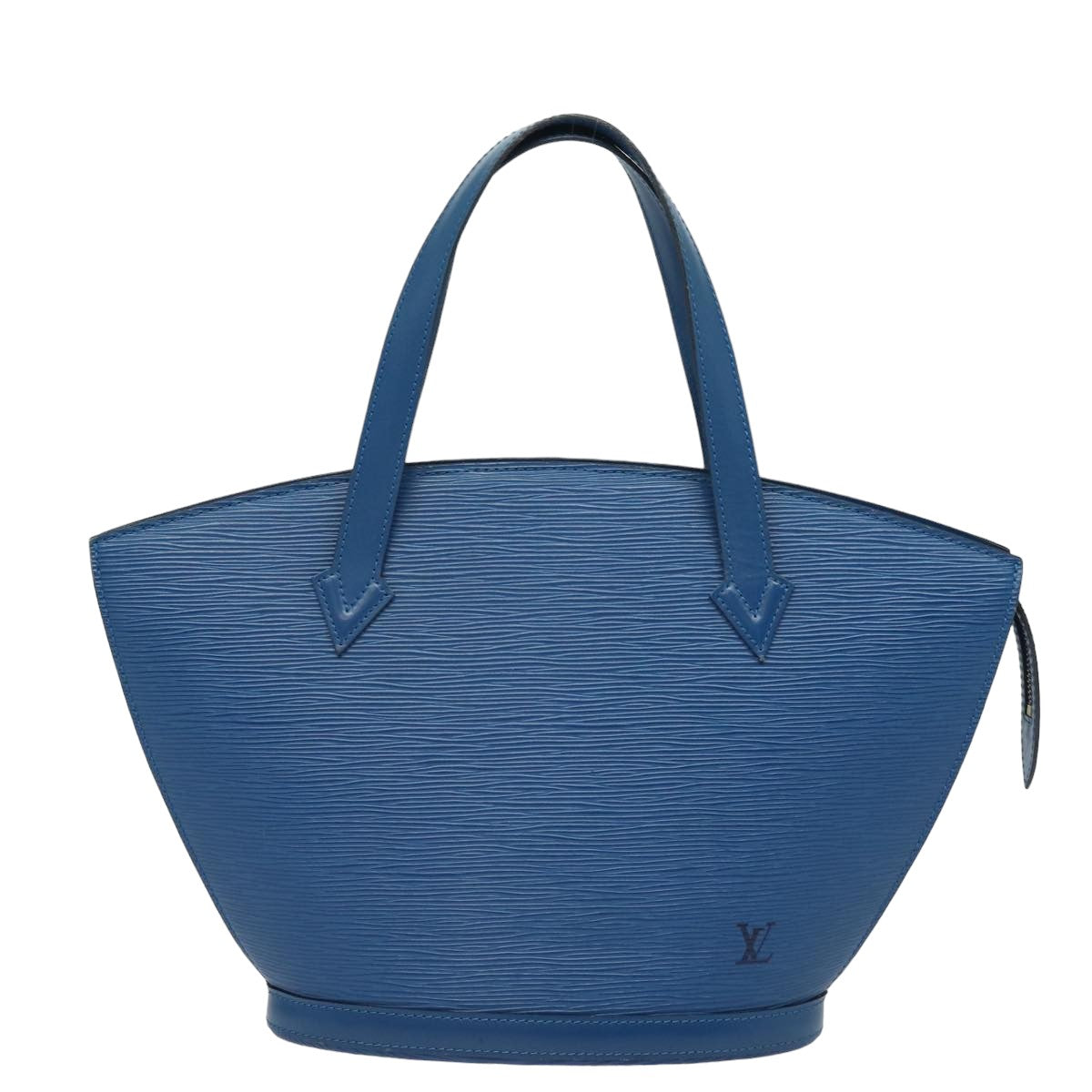 Louis Vuitton Saint Jacques Blue Leather Shoulder Bag