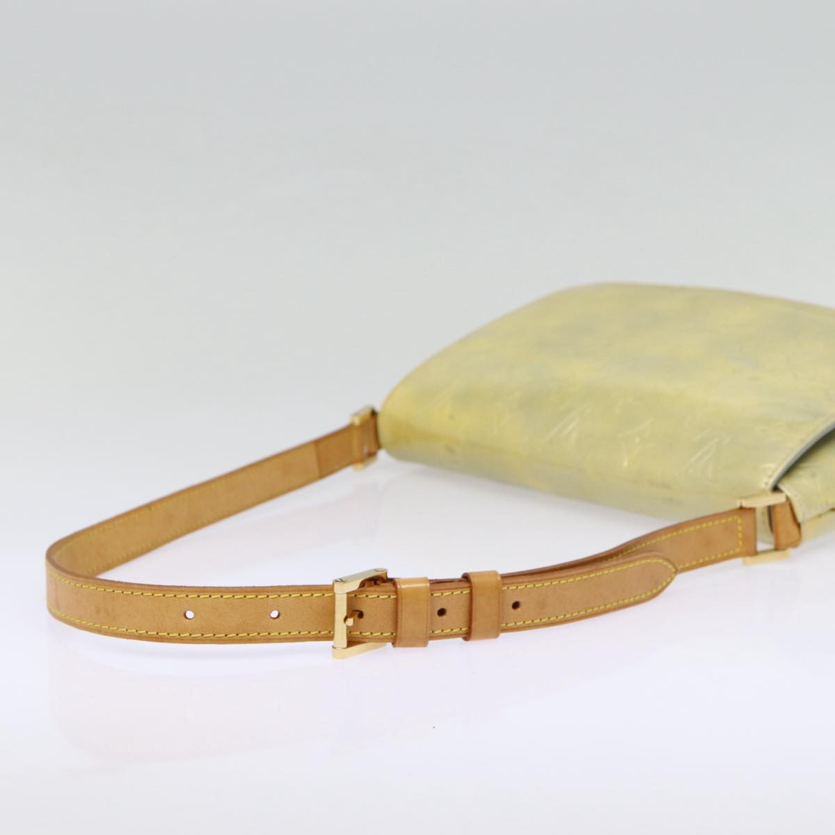 Louis Vuitton Thompson Street Grey Patent Leather Shoulder Bag