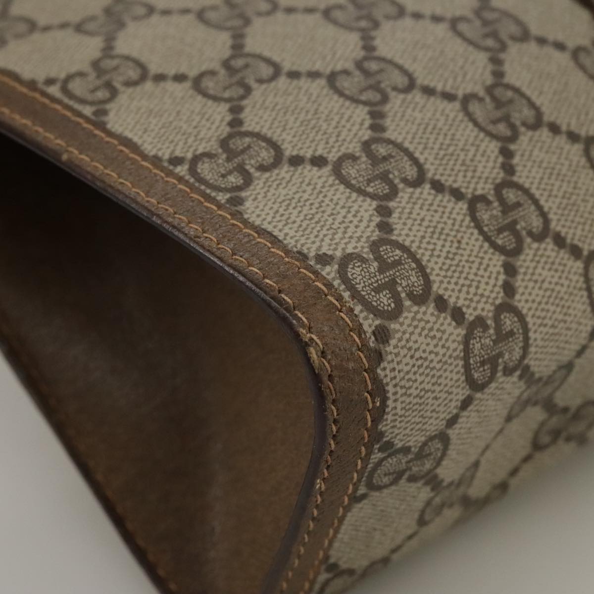 Gucci Ophidia Beige Canvas Clutch Bag