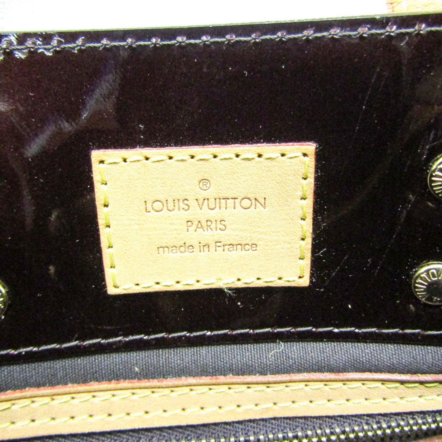 Louis Vuitton Reade Red Patent Leather Handbag