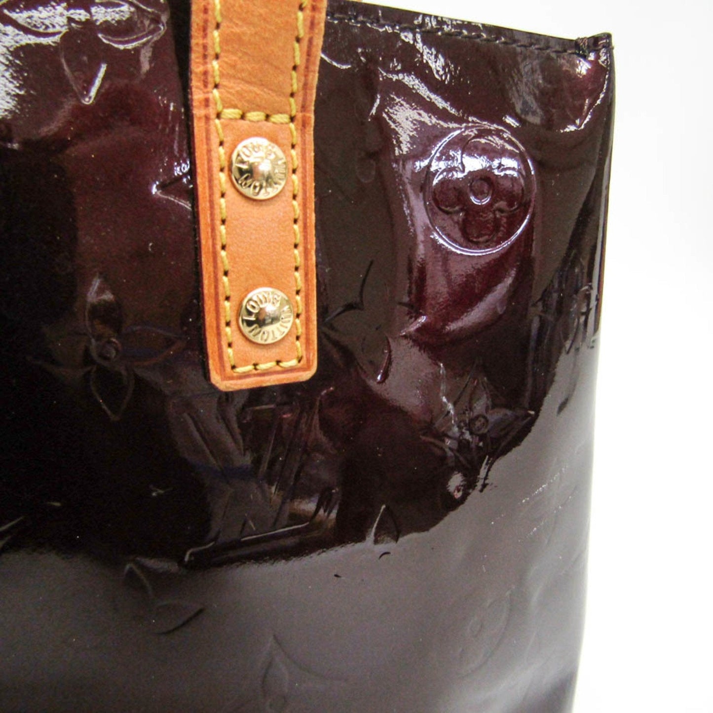 Louis Vuitton Reade Red Patent Leather Handbag