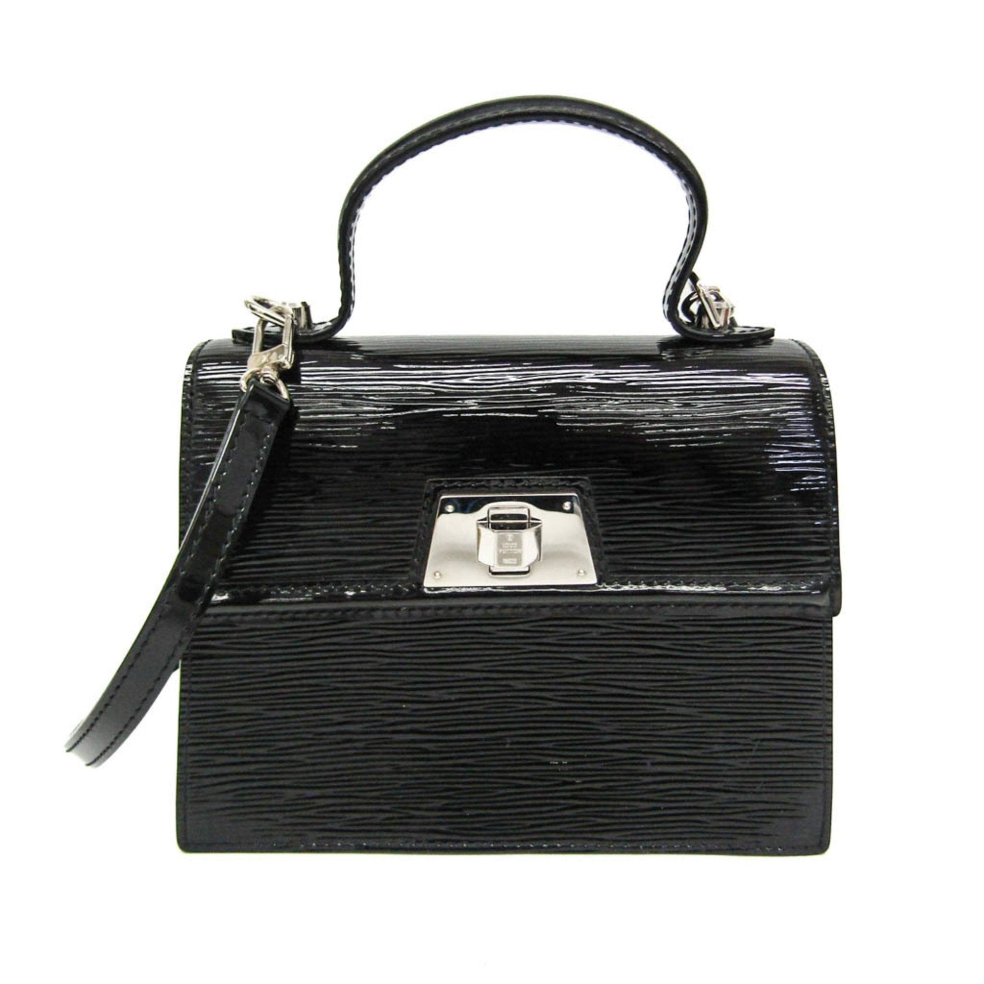Louis Vuitton Sevigne Black Leather Shoulder Bag ()