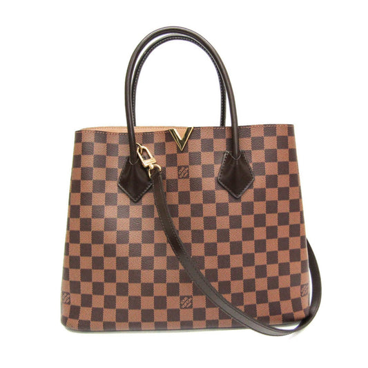 Louis Vuitton Kensington Brown Canvas Handbag ()