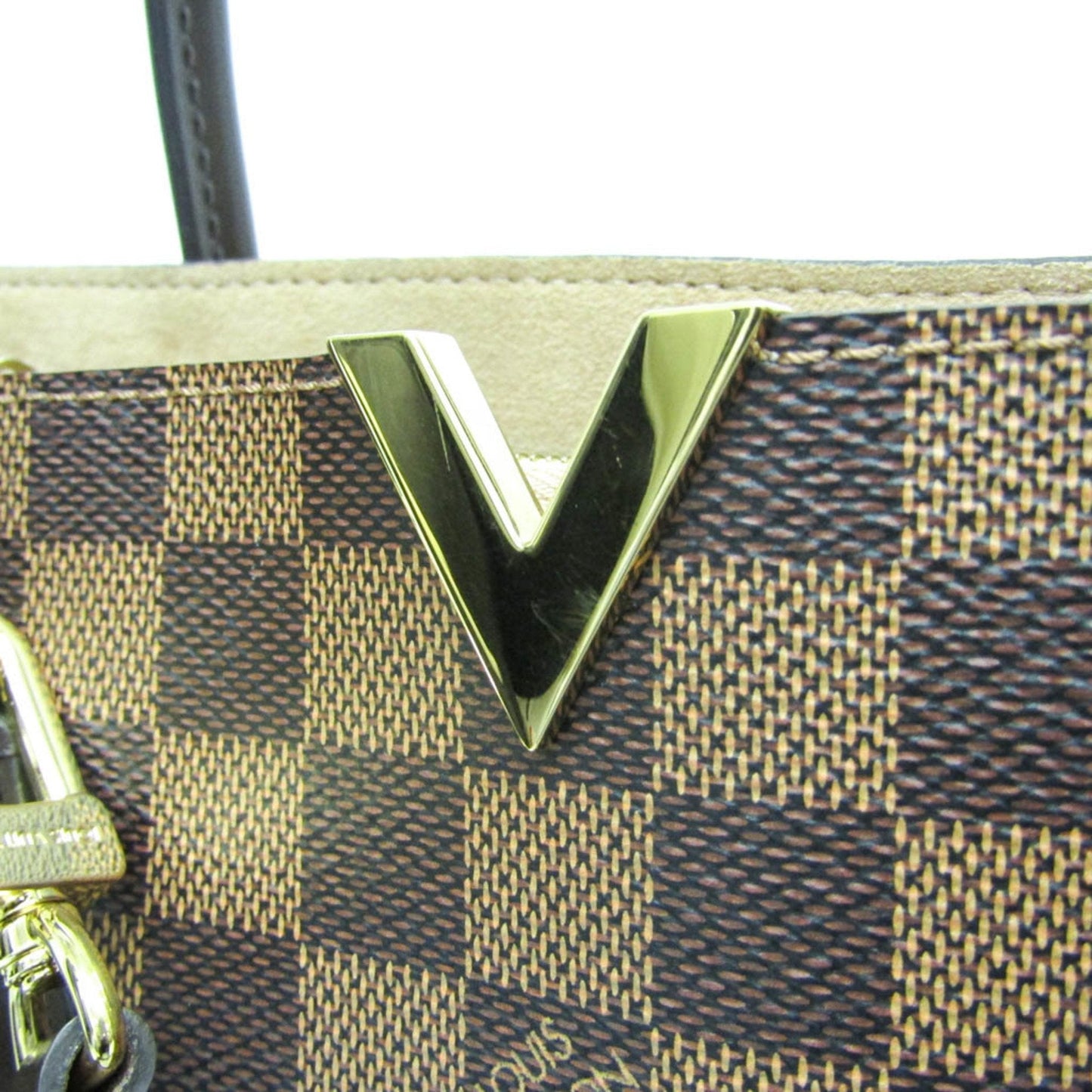 Louis Vuitton Kensington Brown Canvas Handbag