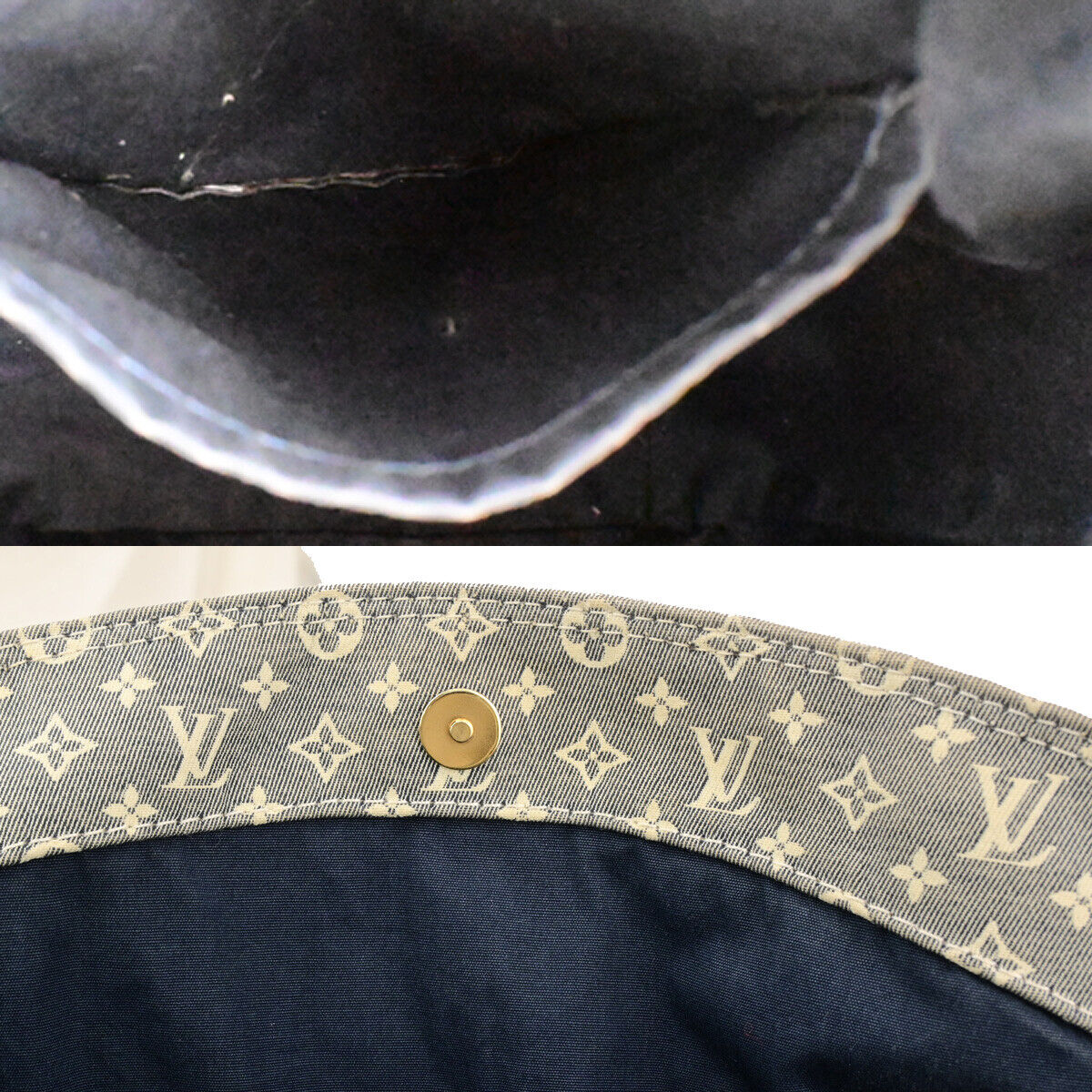 Louis Vuitton Romance Grey Canvas Shoulder Bag