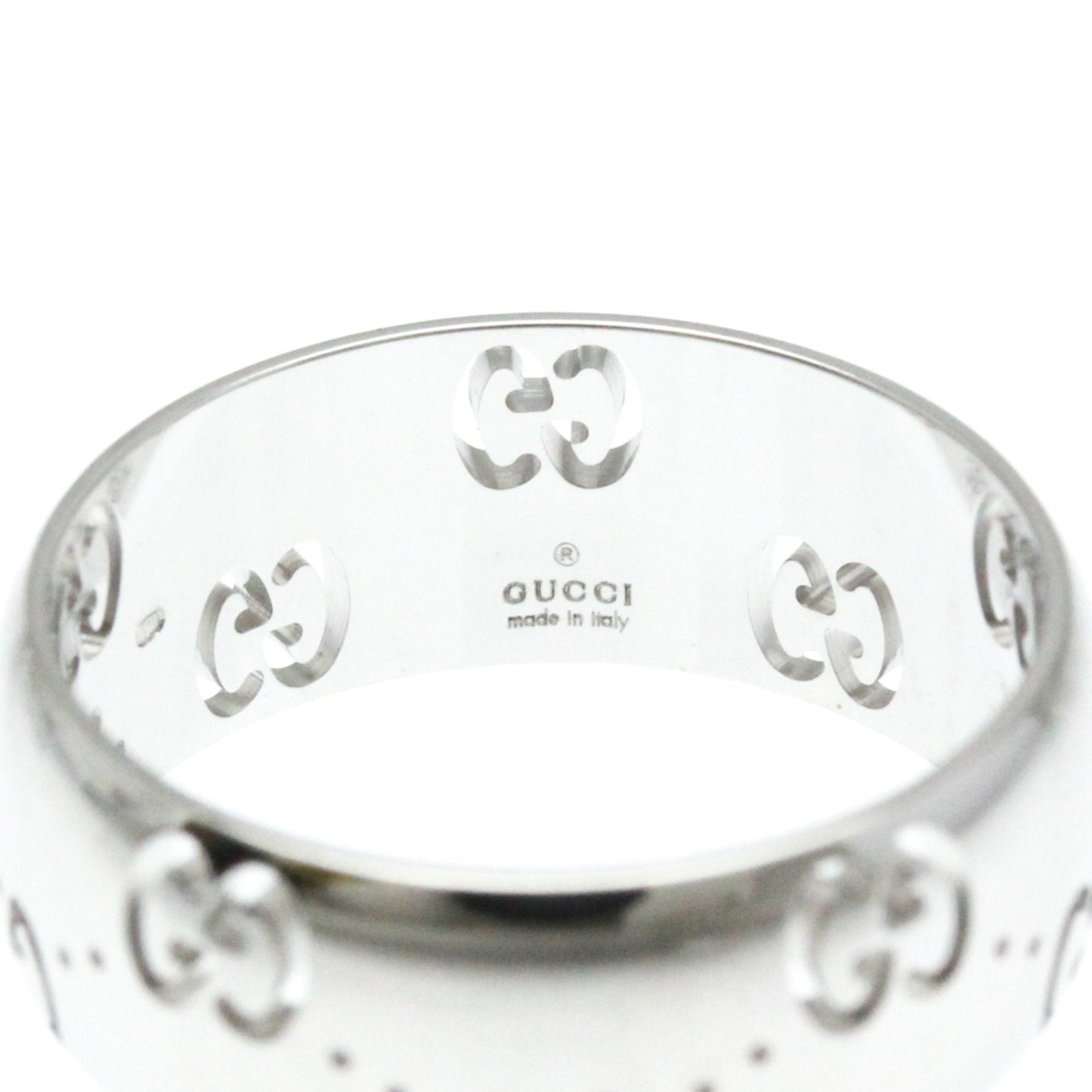 Gucci Icon Gold White Gold Ring Jewelry
