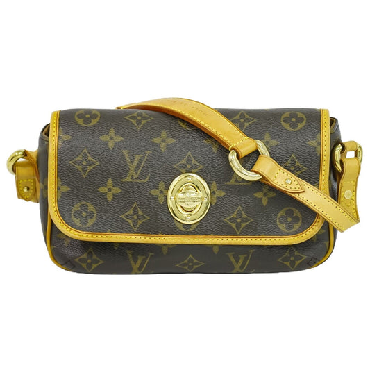 Louis Vuitton Tikal Brown Gold Plated Shoulder Bag ()
