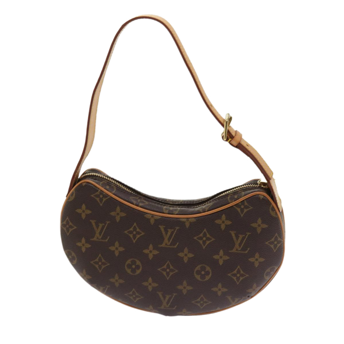 Louis Vuitton Croissant Brown Canvas Shoulder Bag