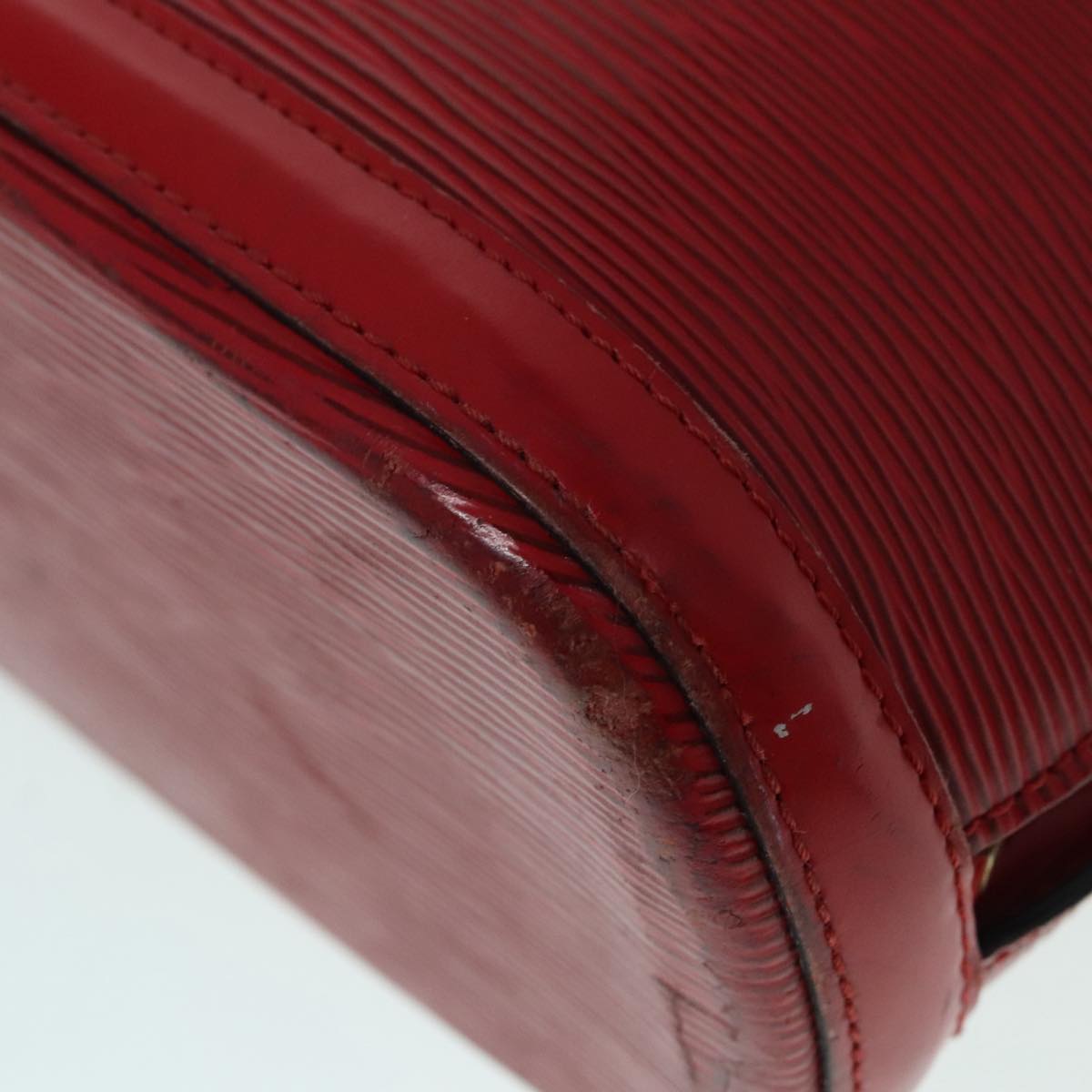 Louis Vuitton Lussac Red Leather Shoulder Bag
