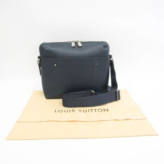 Louis Vuitton Grigori Black Leather Shoulder Bag