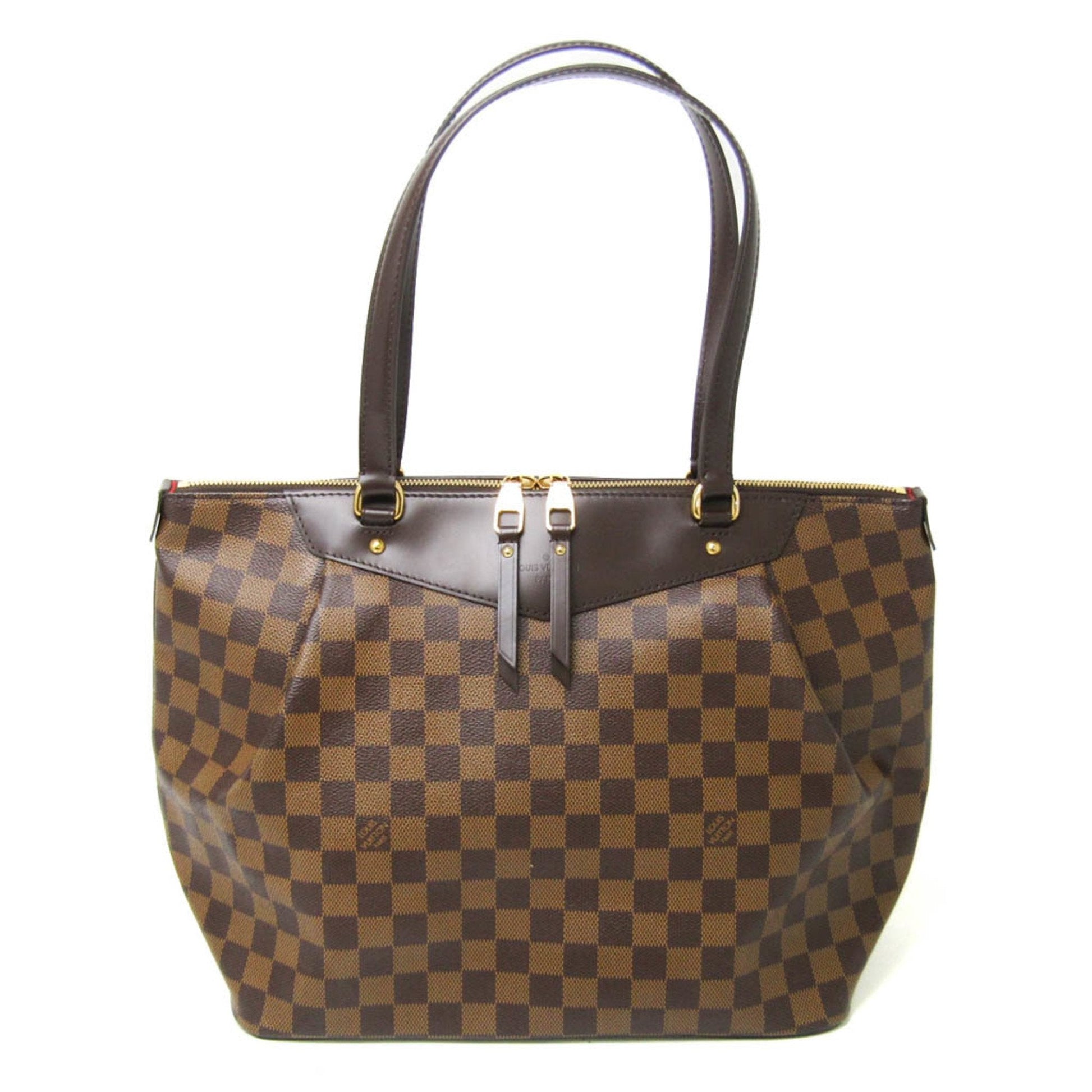 Louis Vuitton Westminster Brown Canvas Tote Bag ()