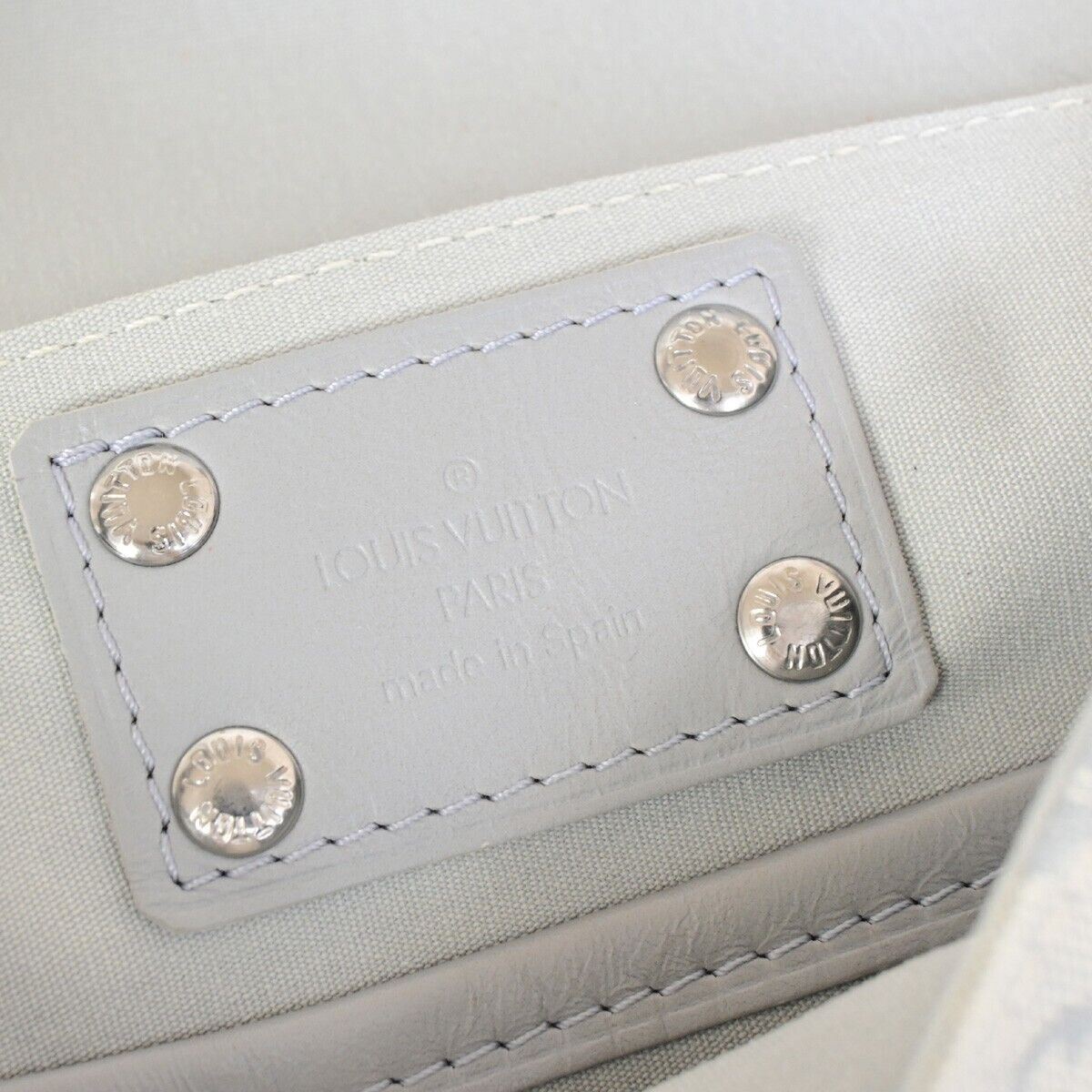 Louis Vuitton Musette Tango Grey Canvas Shoulder Bag