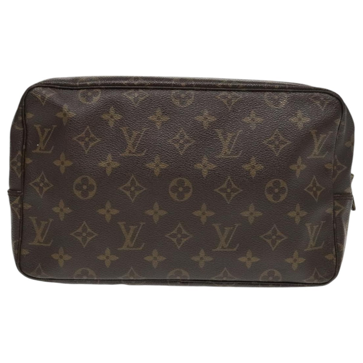 Louis Vuitton Trousse De Toilette Brown Canvas Clutch Bag