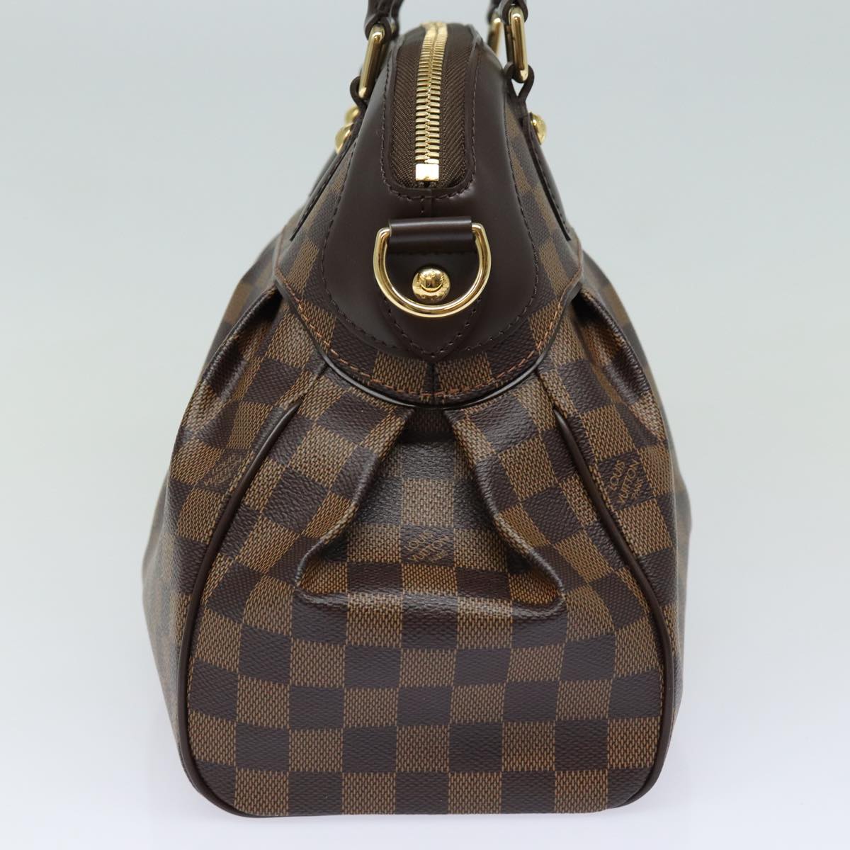 Louis Vuitton Trevi Brown Canvas Handbag