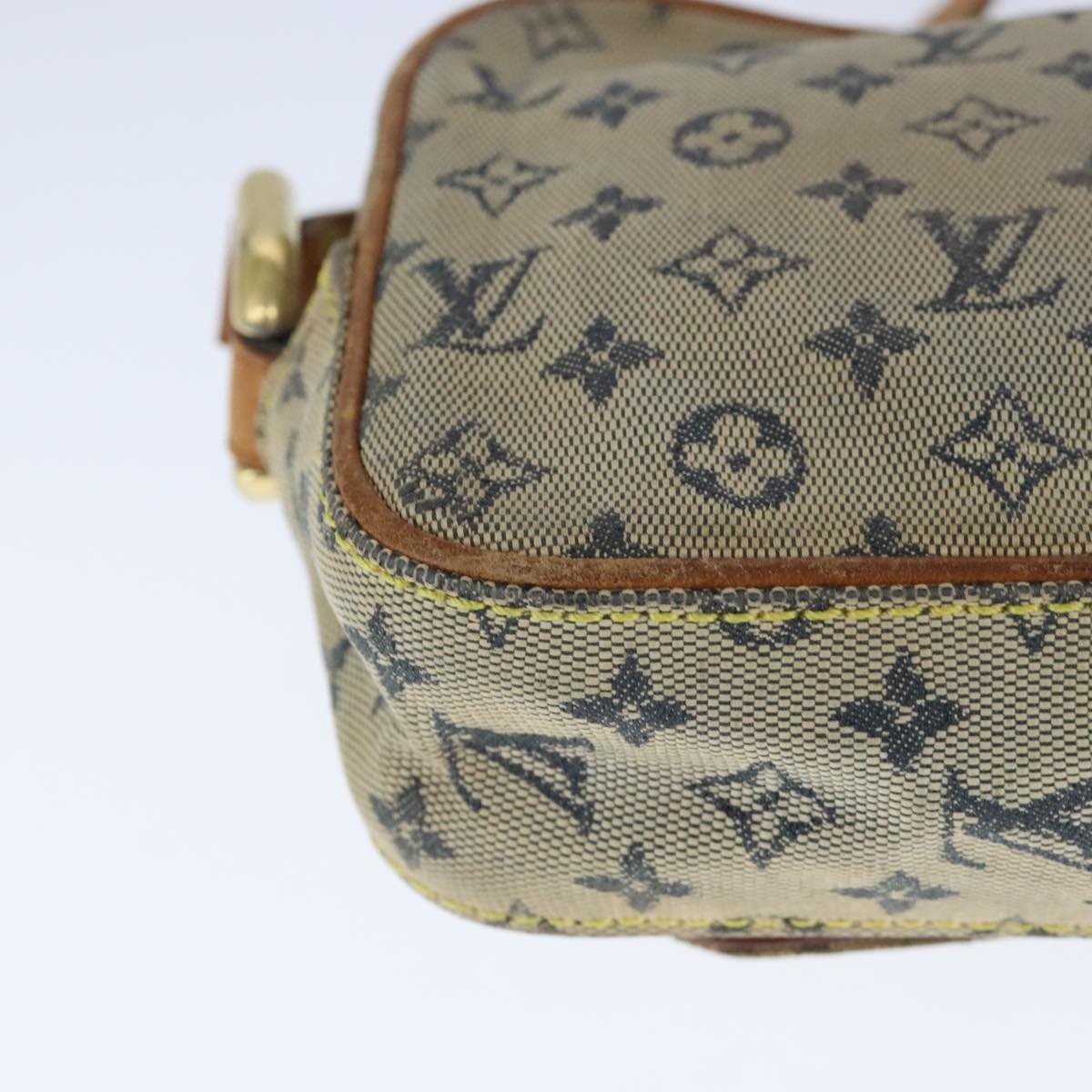 Louis Vuitton Juliette Blue Canvas Shoulder Bag