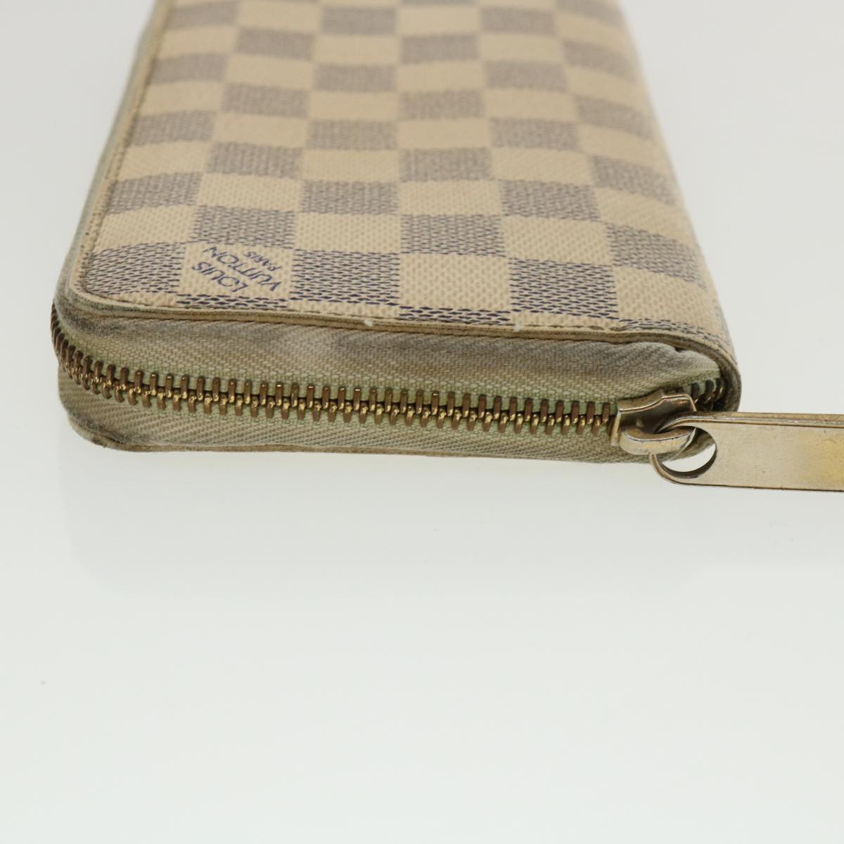 Louis Vuitton Zippy Wallet White Canvas Wallet