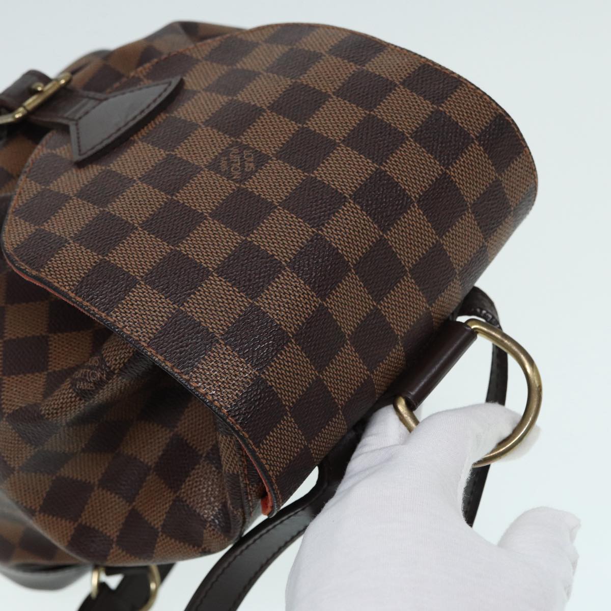 Louis Vuitton Montsouris Brown Canvas Backpack Bag