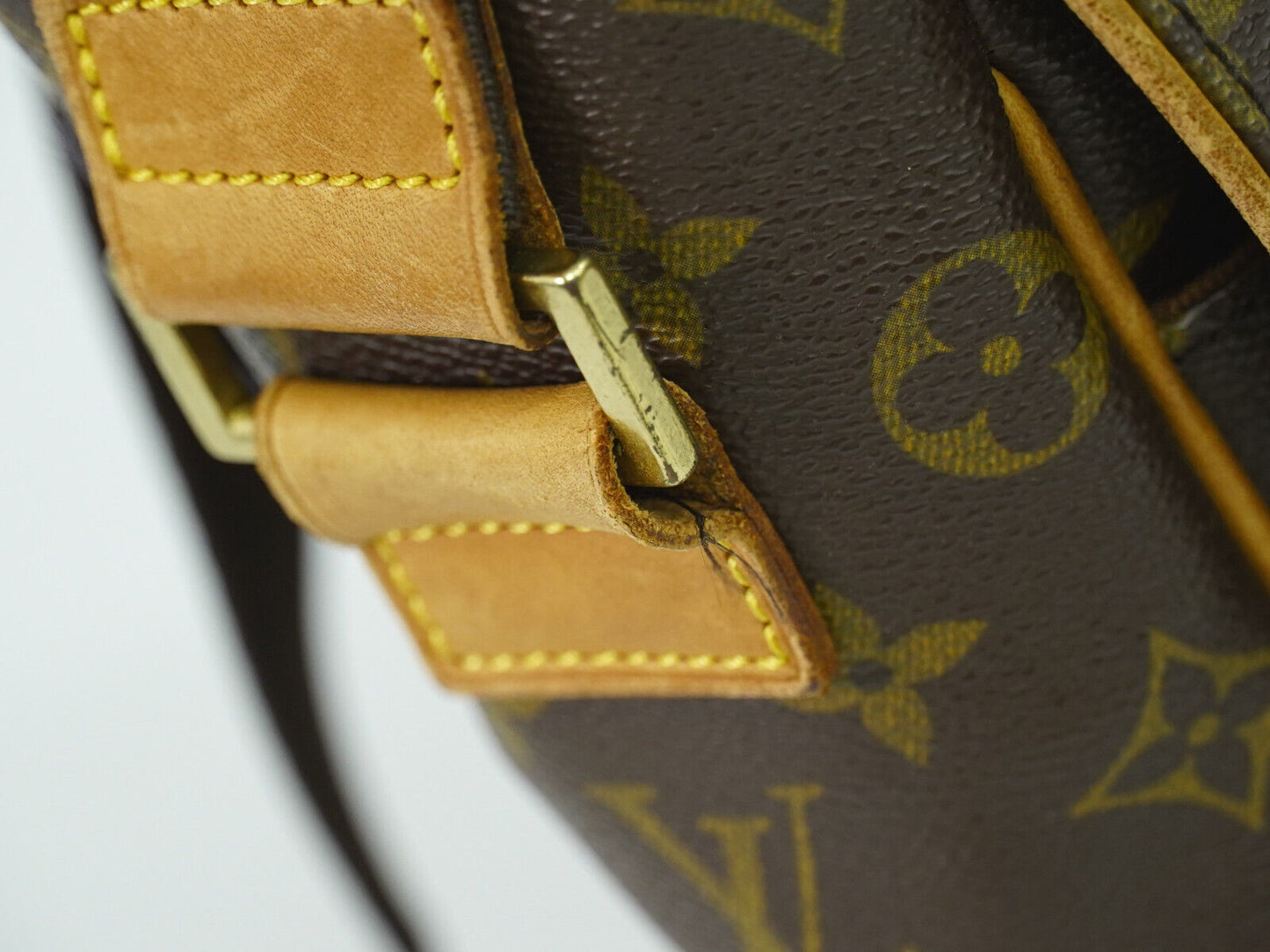 Louis Vuitton Abbesses Brown Canvas Backpack Bag
