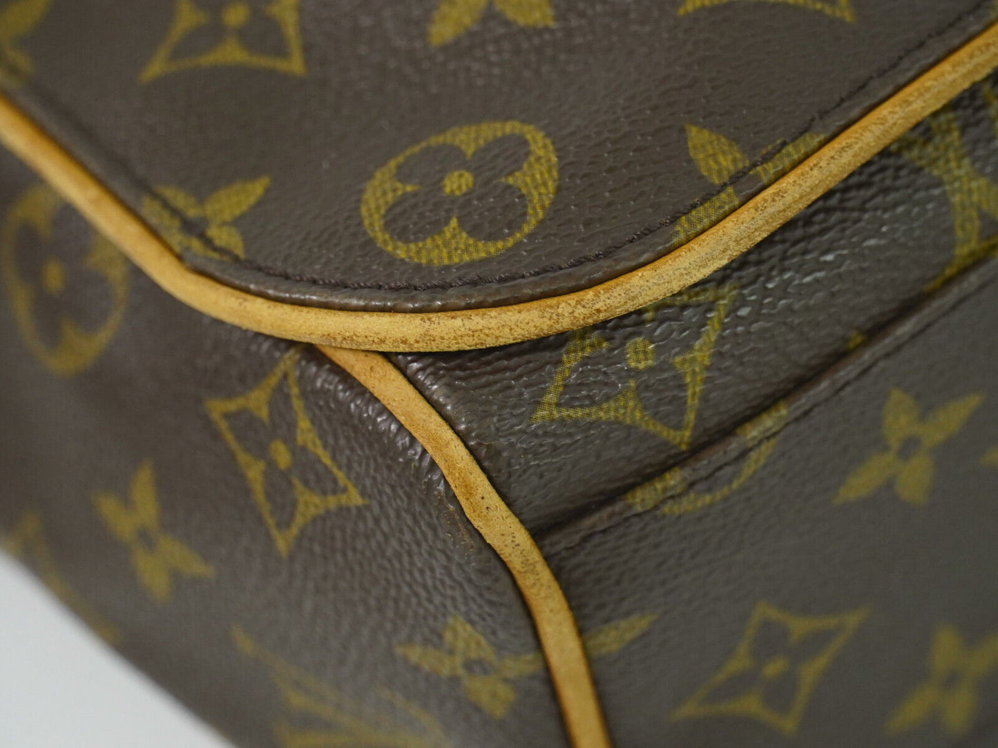 Louis Vuitton Abbesses Brown Canvas Backpack Bag