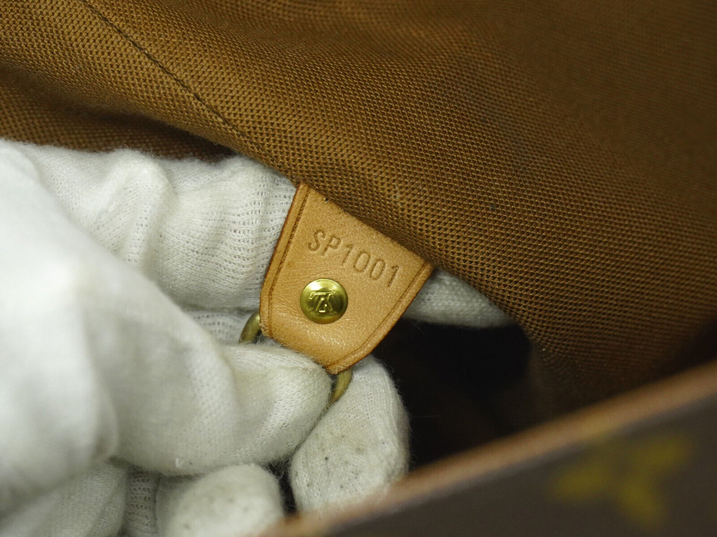 Louis Vuitton Abbesses Brown Canvas Backpack Bag