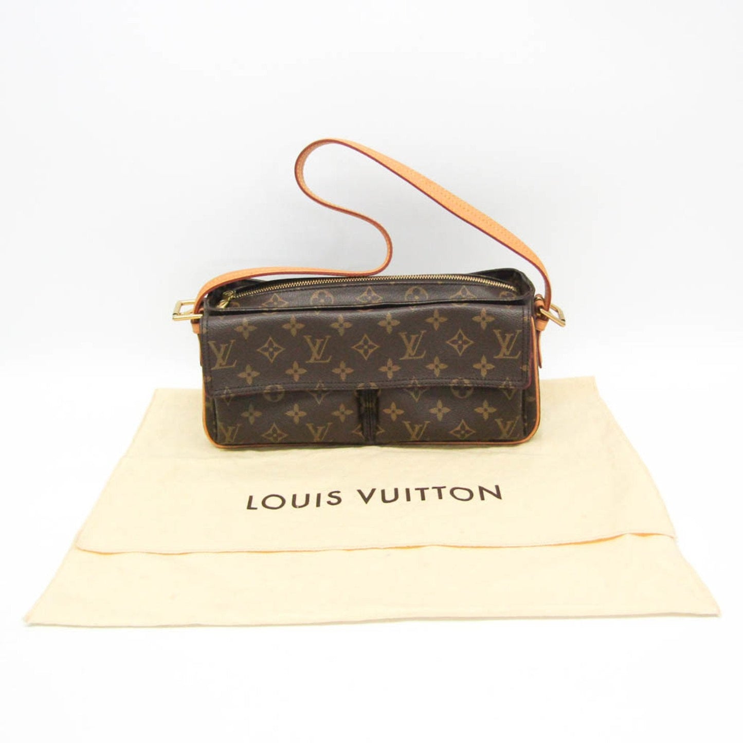 Louis Vuitton Viva Cité Brown Canvas Shoulder Bag