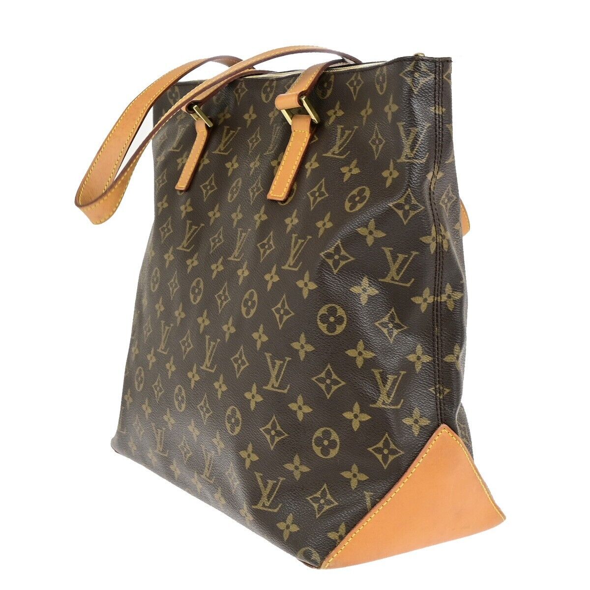 Louis Vuitton Mezzo Brown Canvas Shoulder Bag