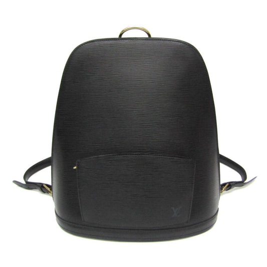 Louis Vuitton Gobelins Black Leather Backpack Bag ()