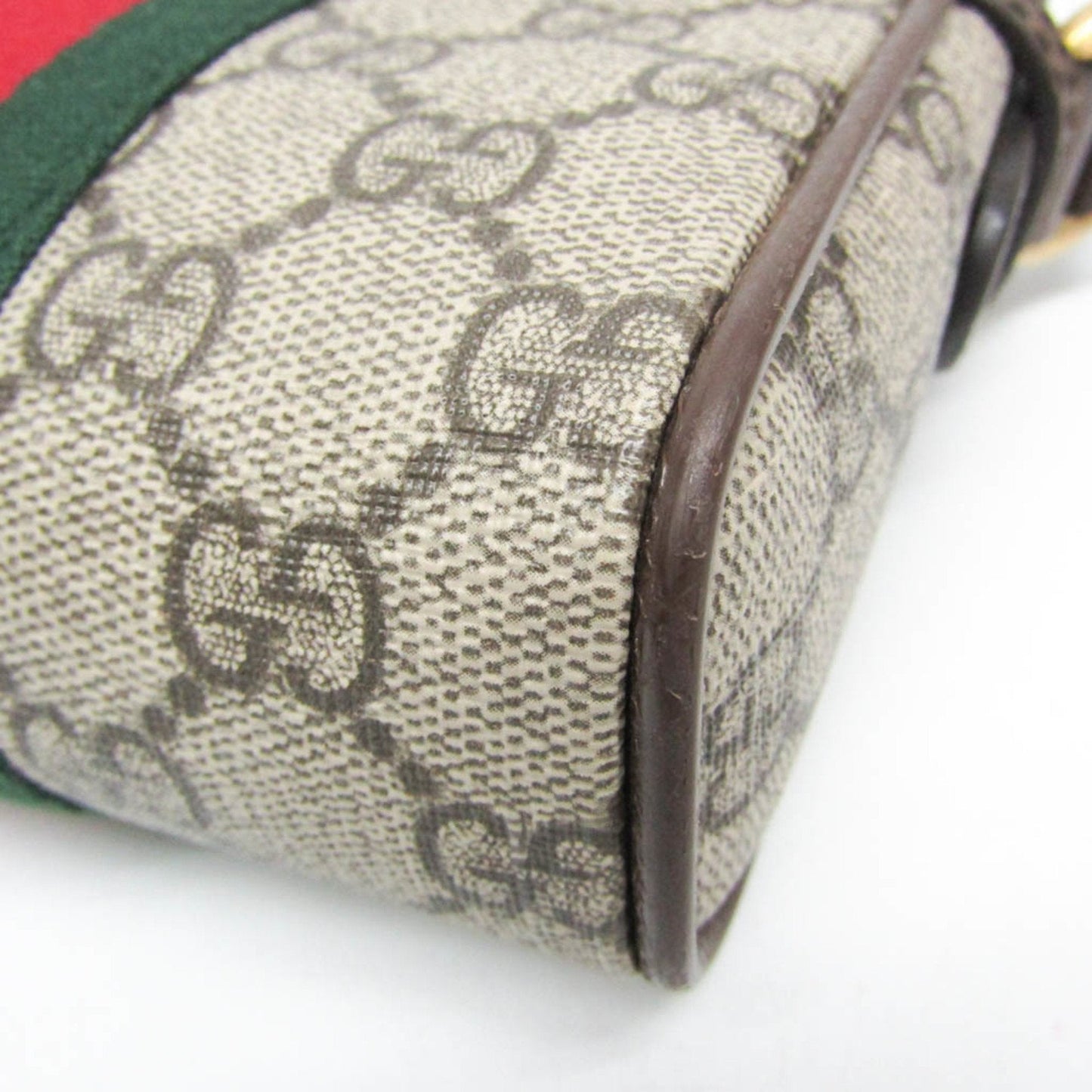 Gucci Ophidia Beige Canvas Shoulder Bag