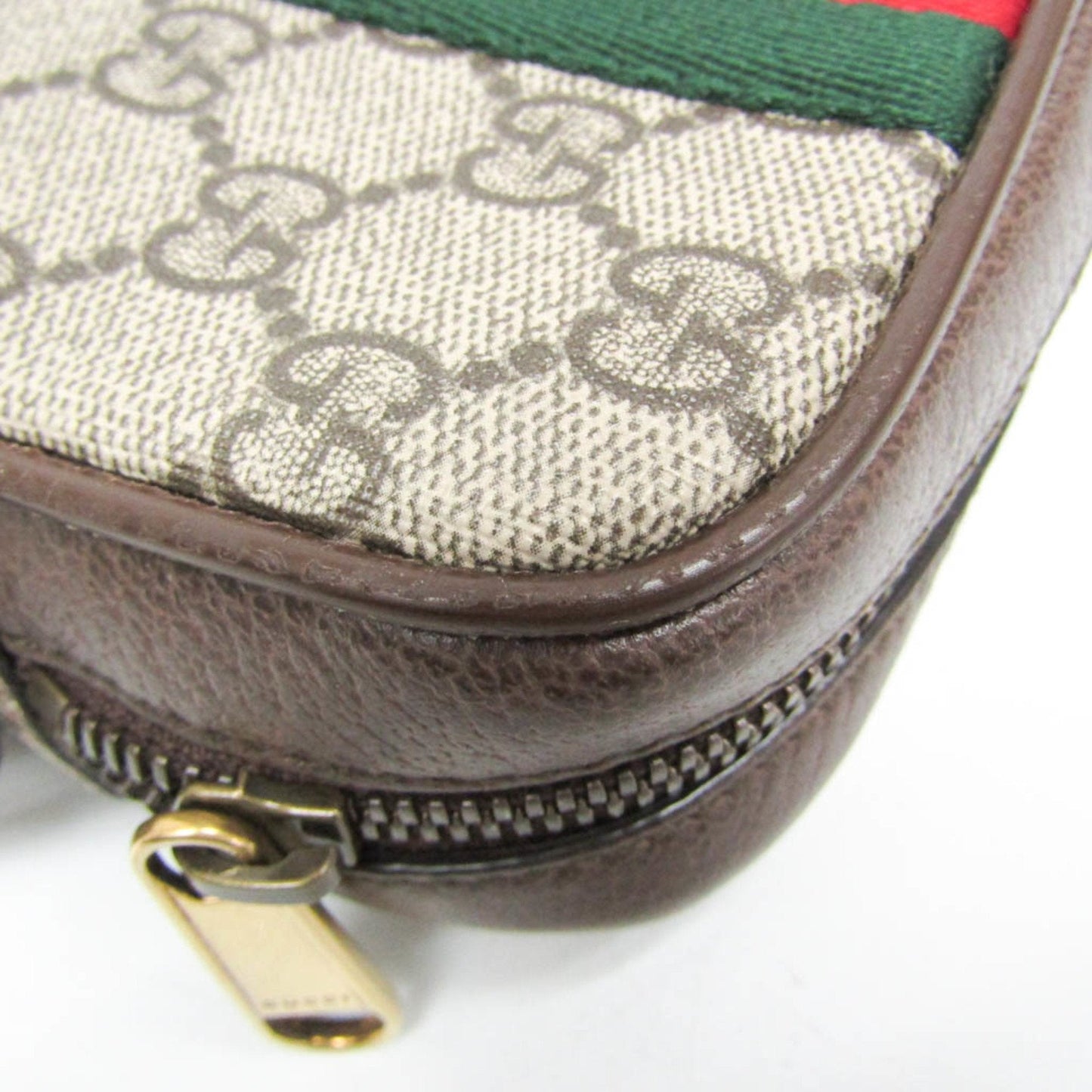 Gucci Ophidia Beige Canvas Shoulder Bag