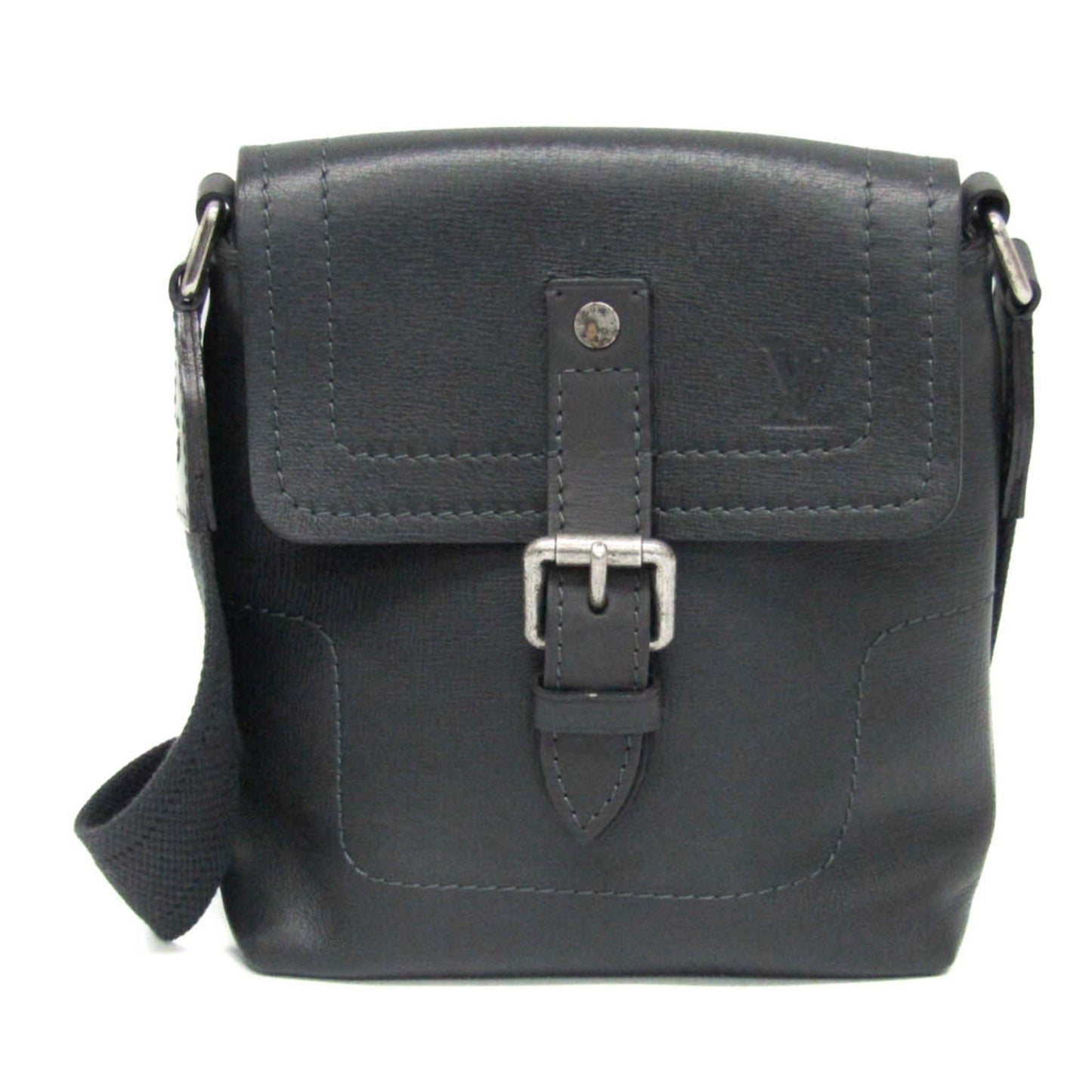 Louis Vuitton Yuma Black Leather Shoulder Bag ()