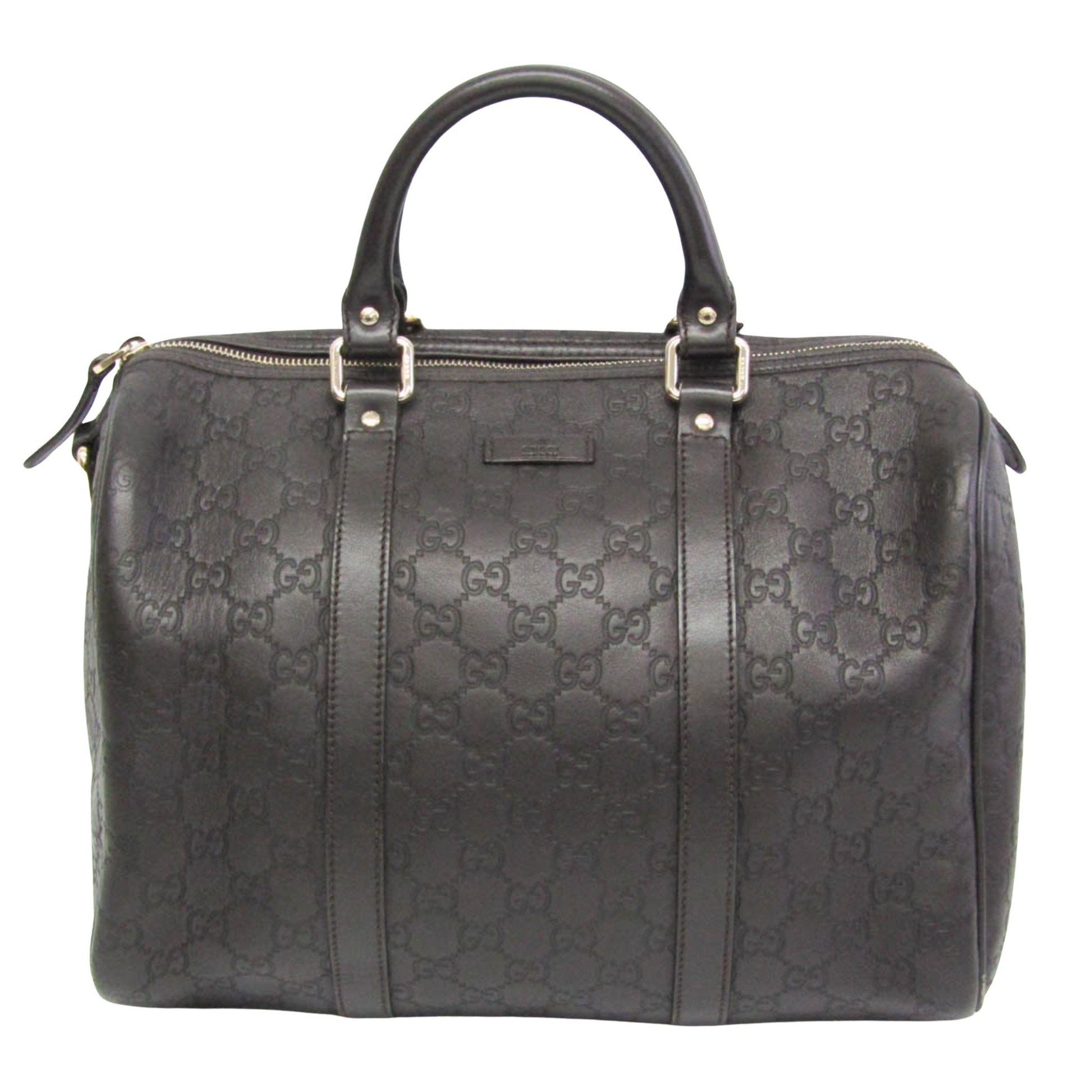 Gucci Joy Brown Leather Handbag ()