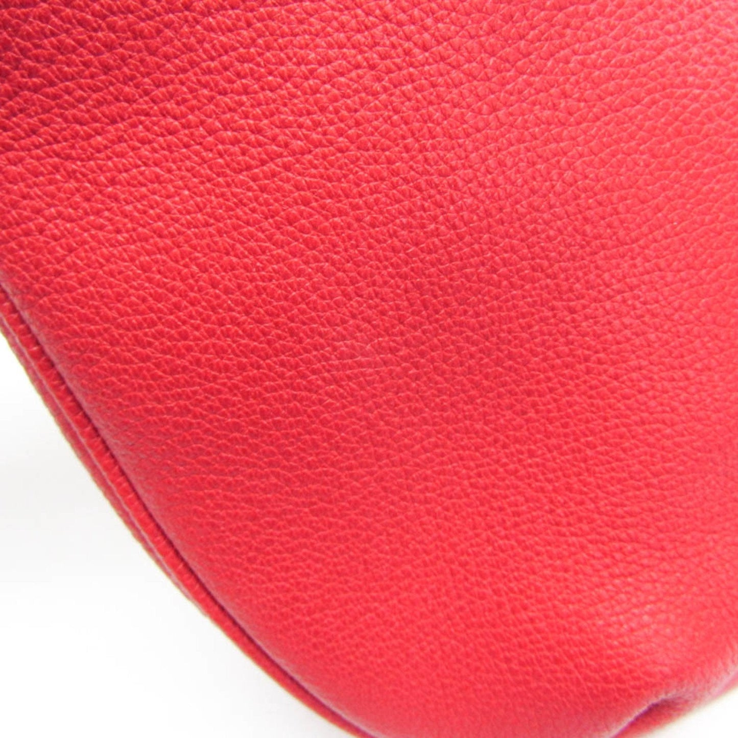 Gucci Gucci Print Red Leather Shoulder Bag
