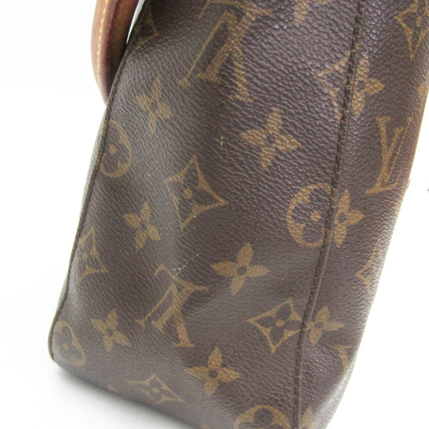Louis Vuitton Looping Gm Brown Canvas Shoulder Bag