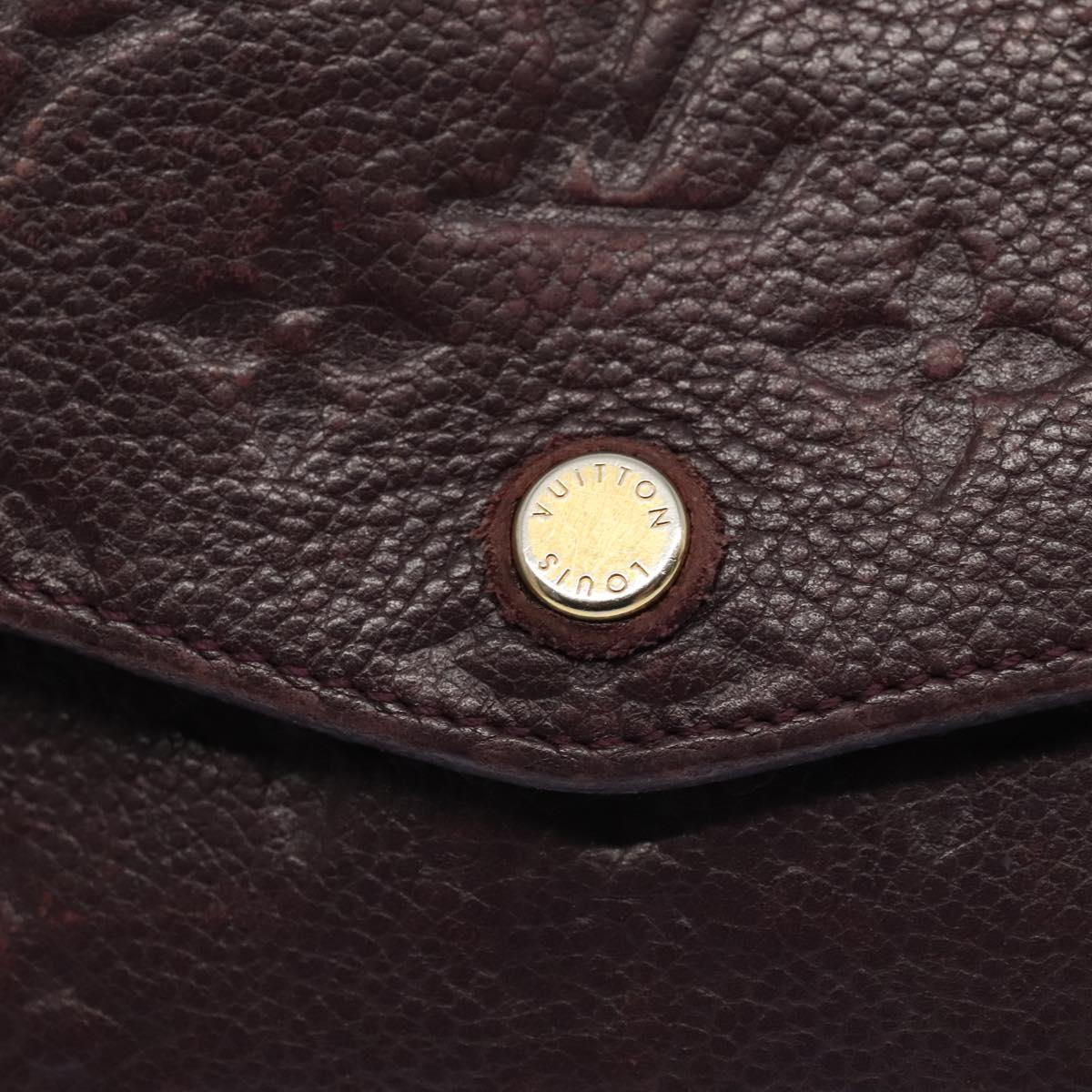 Louis Vuitton Sarah Purple Leather Wallet