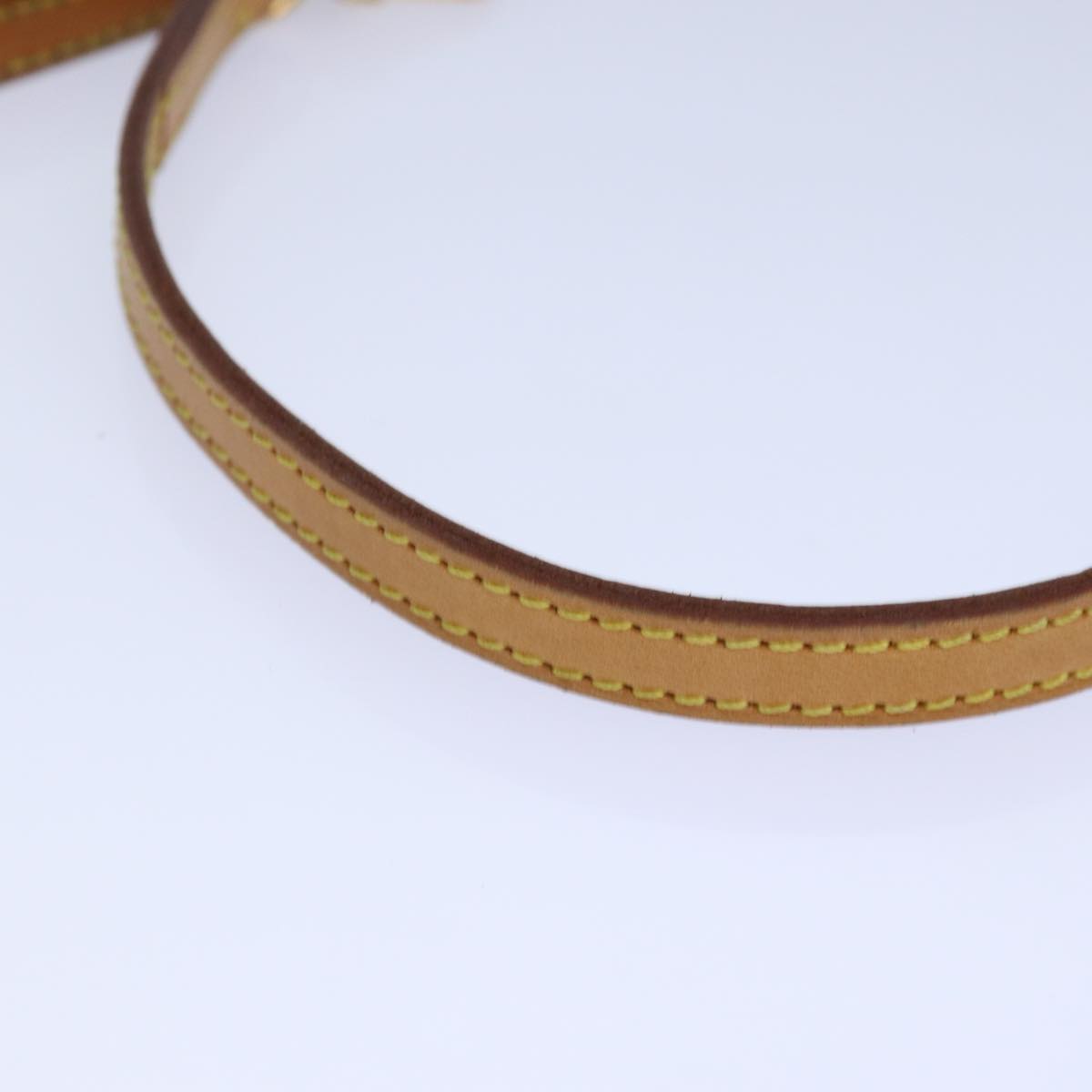 Louis Vuitton Bandoulière De Sac Beige Leather Bag Jewelry