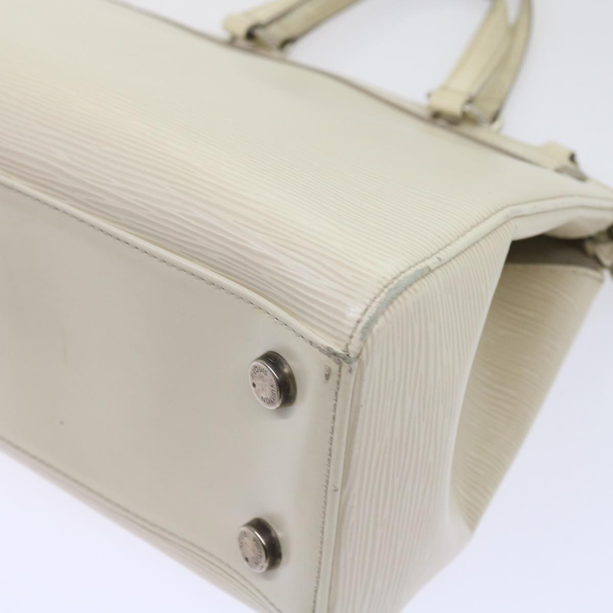 Louis Vuitton Blair White Leather Handbag