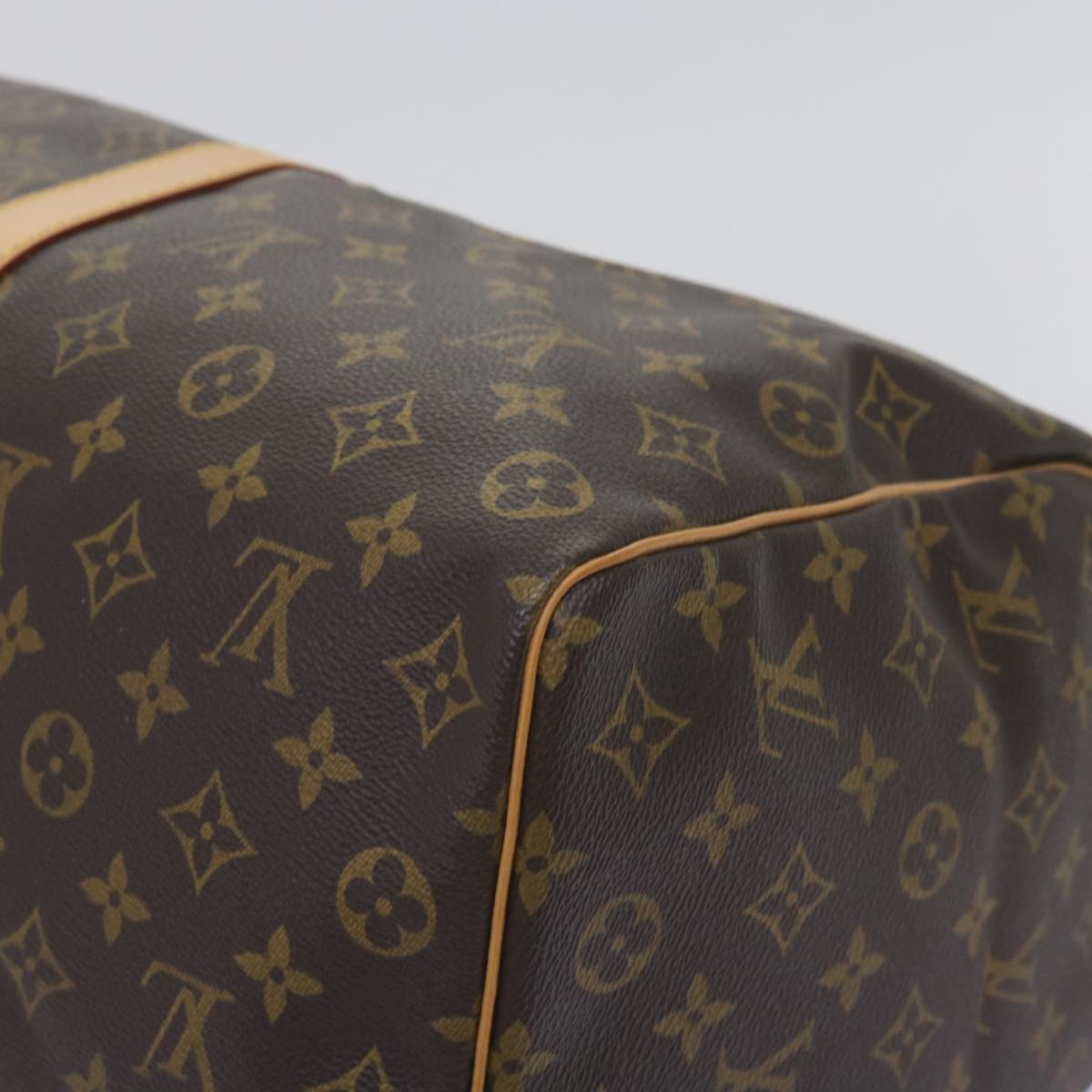 Louis Vuitton Keepall 50 Brown Canvas Travel Bag