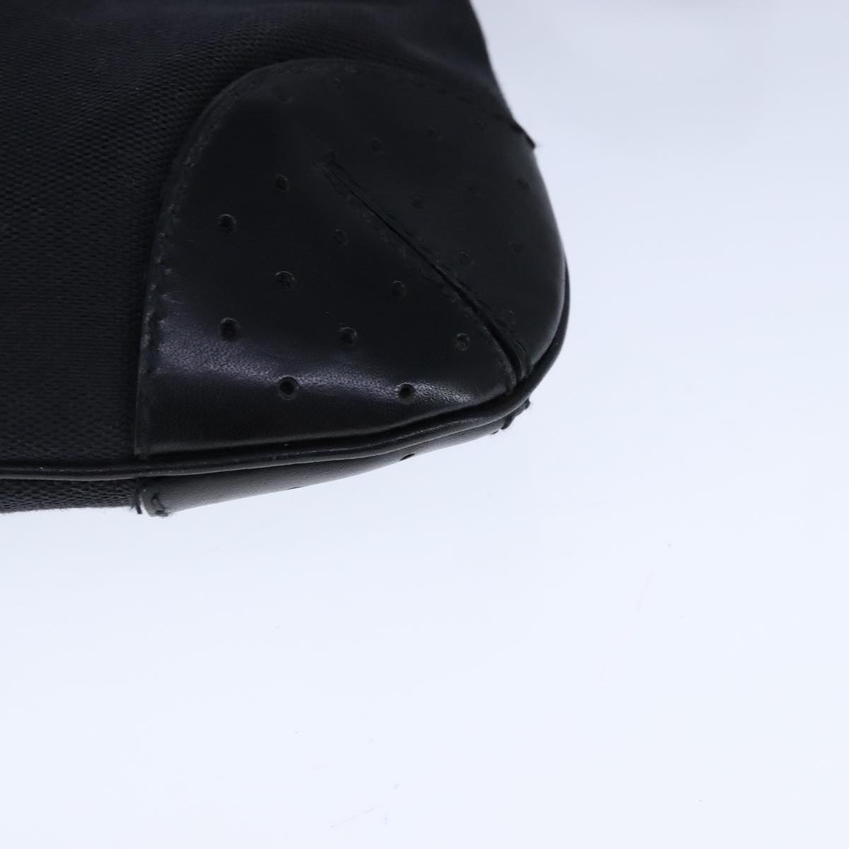 Gucci Interlocking G Black Canvas Shoulder Bag