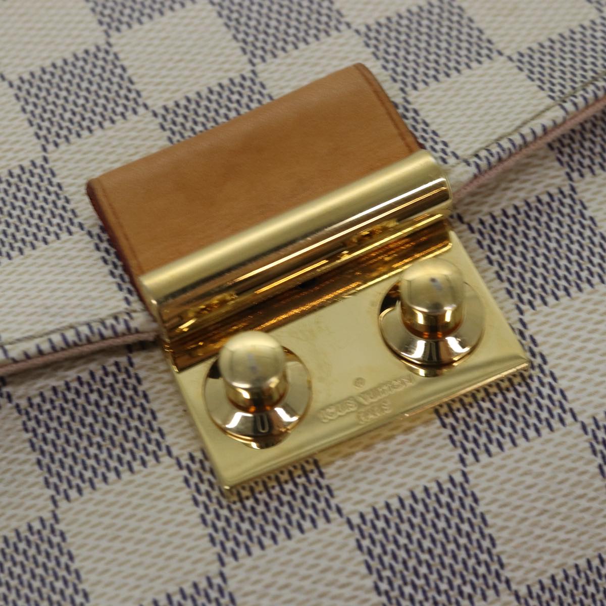 Louis Vuitton Croisette White Canvas Handbag
