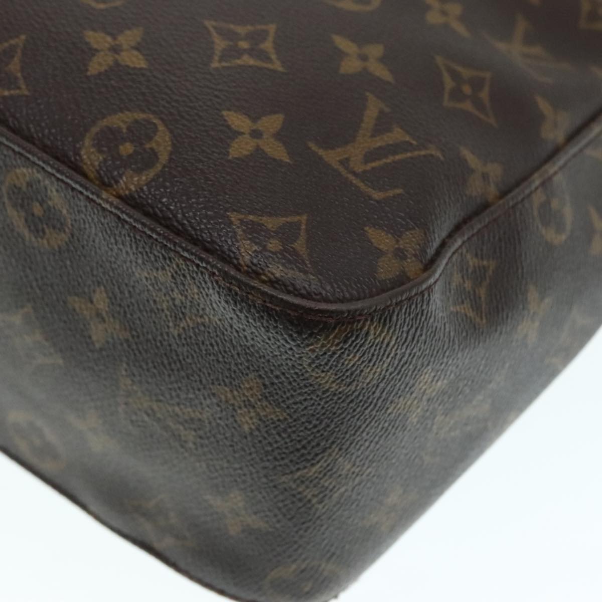 Louis Vuitton Looping Brown Canvas Shoulder Bag