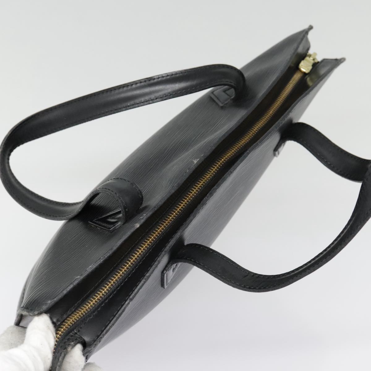 Louis Vuitton Saint Jacques Black Leather Handbag